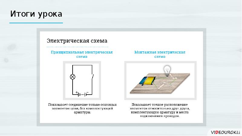 Монтажная электрическая схема