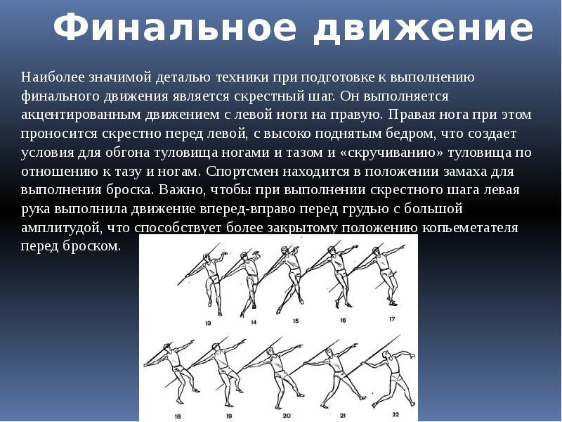 Презентация на тему метания копья