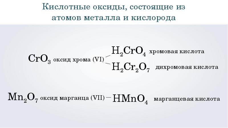 Кислота оксида хрома 3