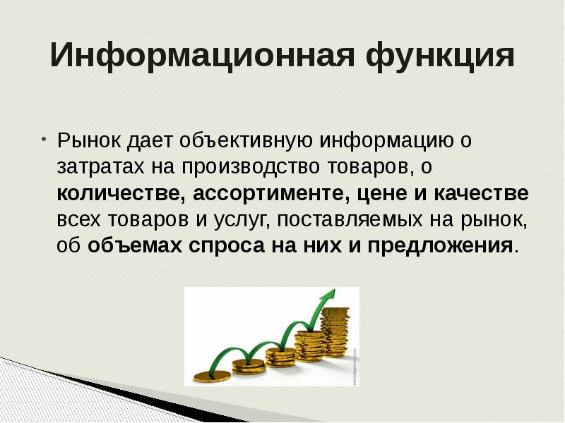 Рынка дам. Информационная функция. Информационная функция цены. Информационная функция денег. Презентация на тему рынок информации.