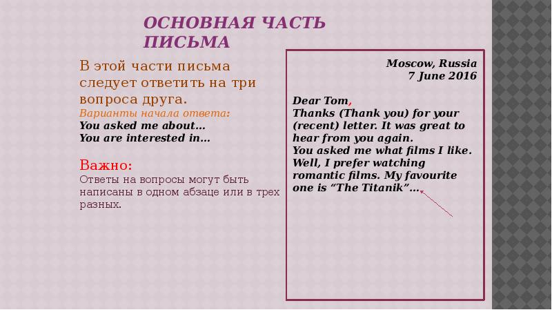 Что такое личное письмо