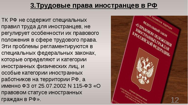 Трудовые отношения в международном частном праве презентация