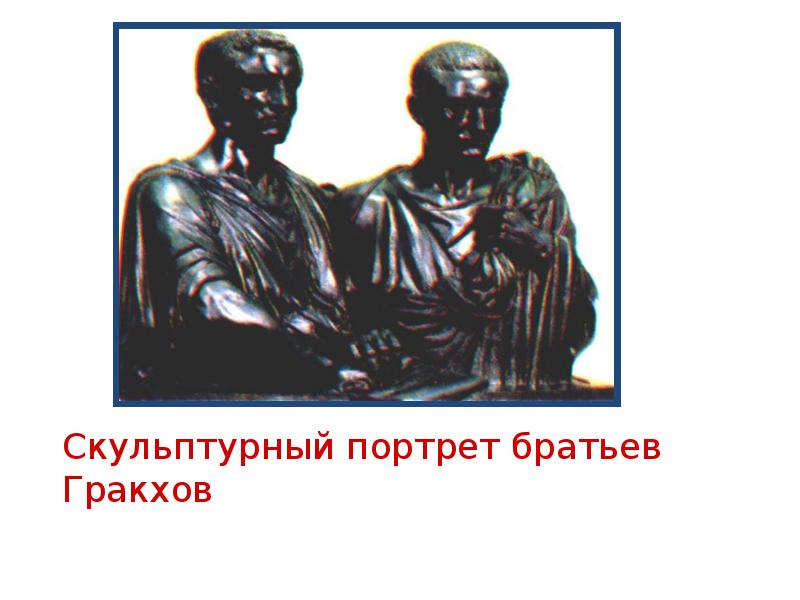 Презентация на тему земельный закон братьев гракхов 5 класс по истории