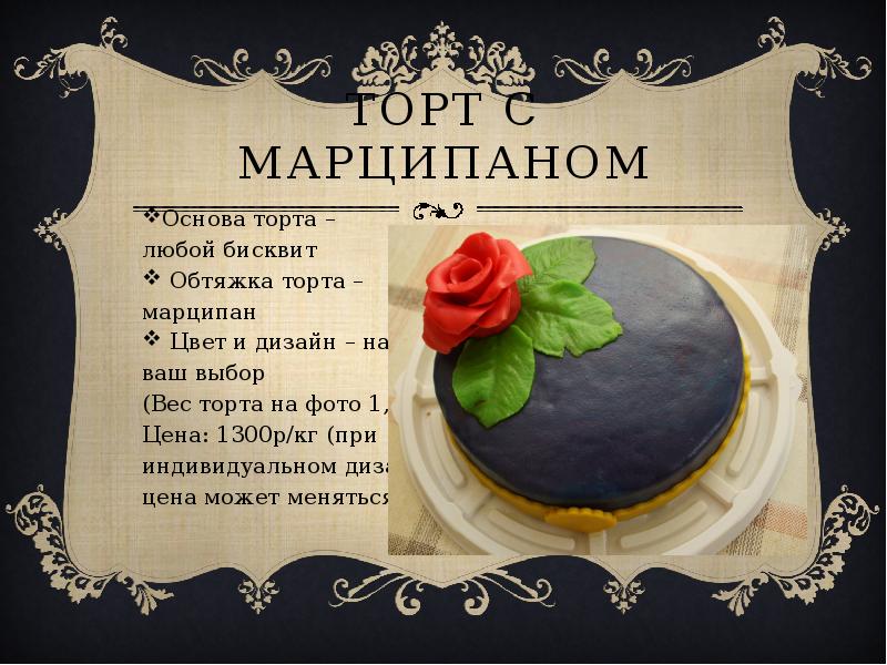 Все о марцепане для торта