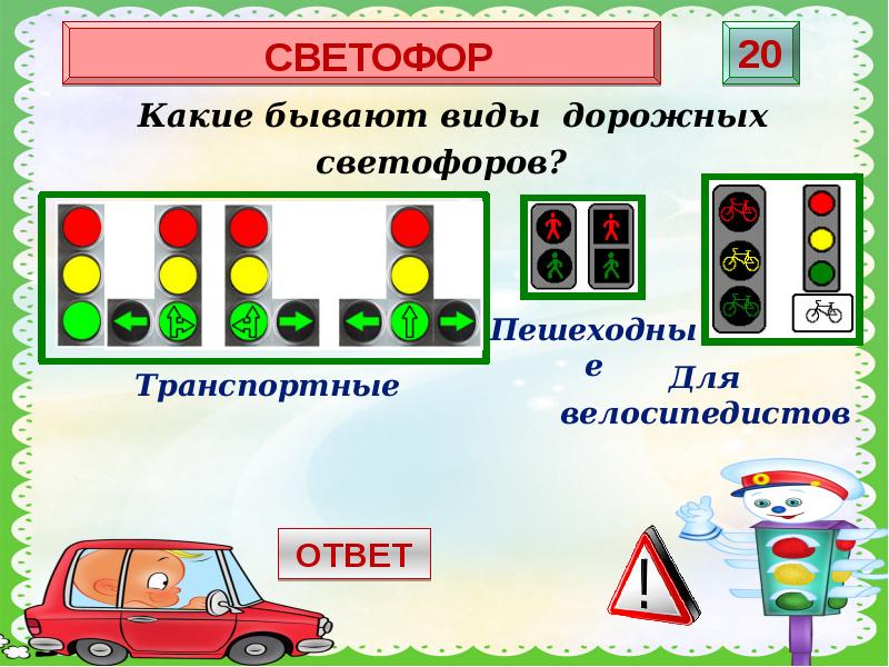 Правила дорожного движения достойны уважения презентация