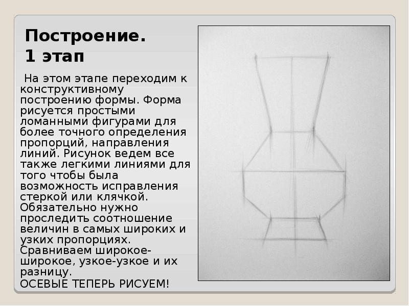 План конспект рисунок