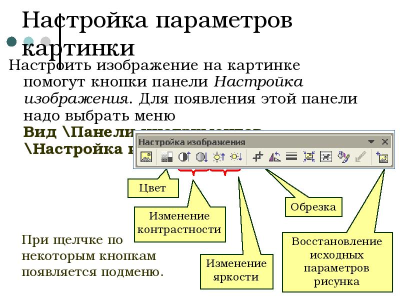 Какие панели необходимы для работы с презентацией