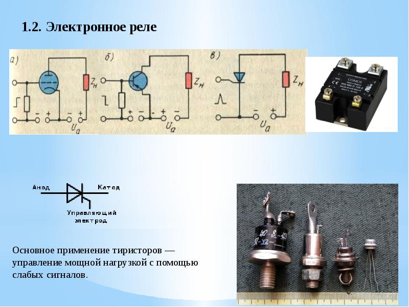 Электрические реле презентация