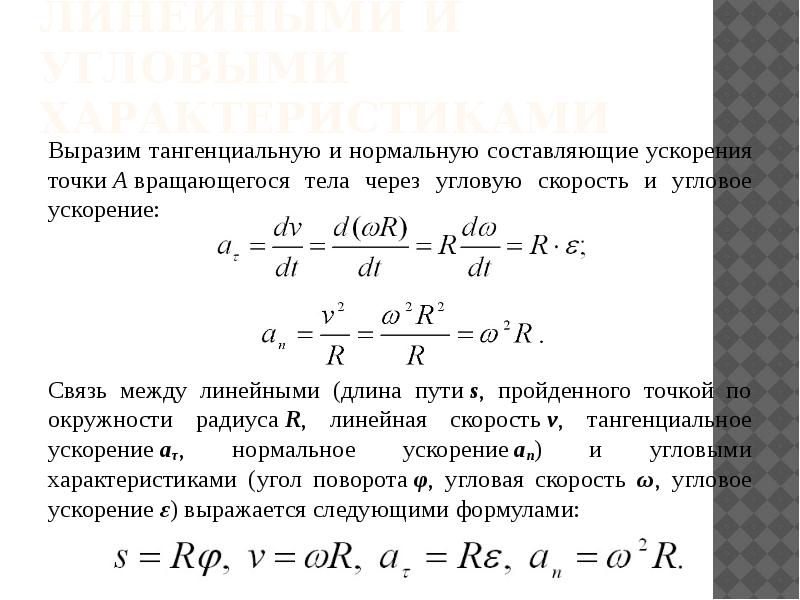 Горизонтальная составляющая ускорения