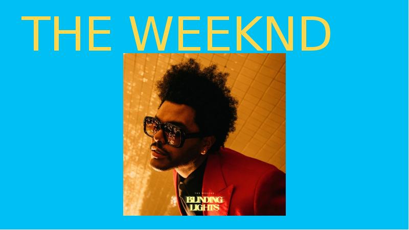 The weeknd презентация