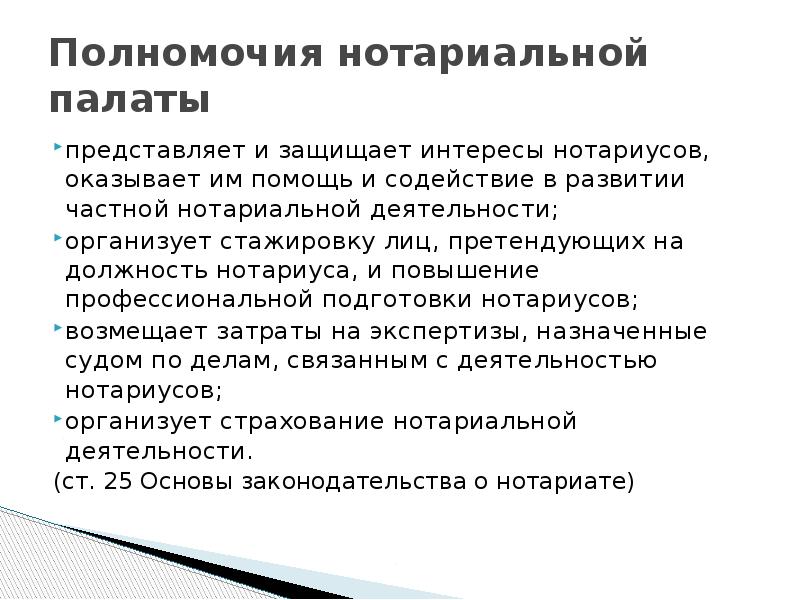 Частный нотариус обязан