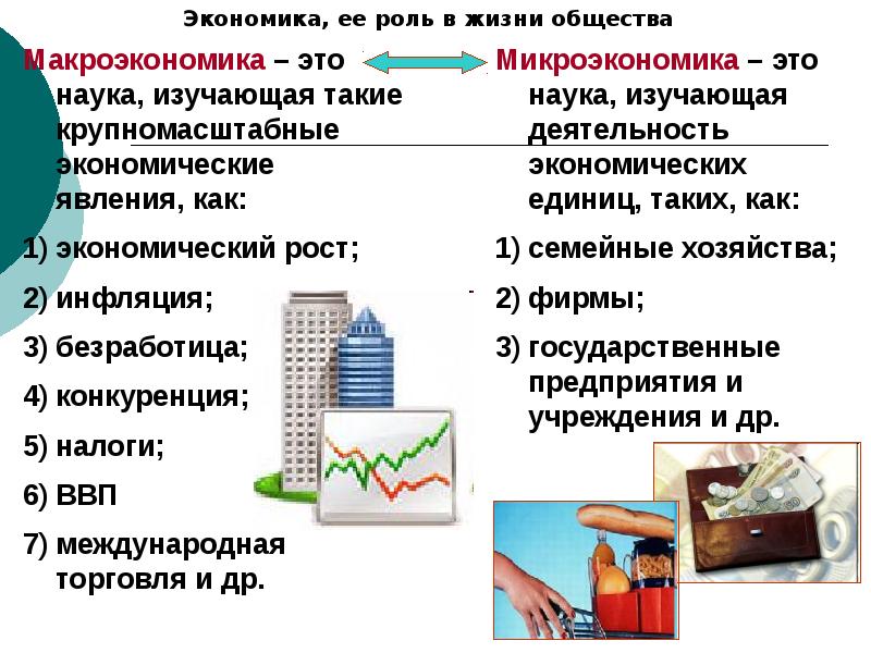 Темы проекта экономика