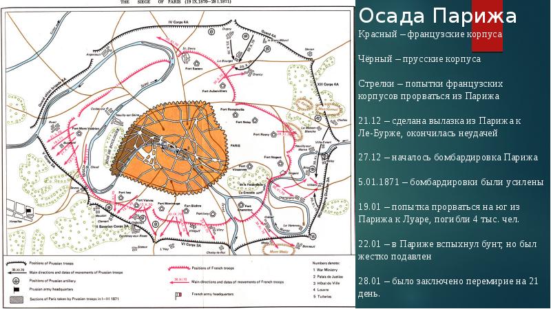 Франко прусская война 1870 1871 карта