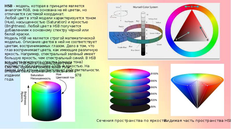 Основные цветовые модели презентация