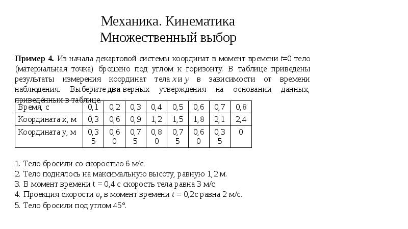 В таблице приведены результаты измерения. Из начала декартовой системы. Из начала декартовой системы координат в момент времени. Из начала декартовой системы координат в момент времени t 0 тело. Декартовые координаты таблица.