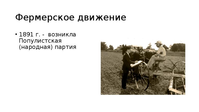 Сша в эпоху прогрессивной эры. Популистская народная партия. Рабочее и фермерское движение в США. Популистская партия 19 века. Фермерское движение было развито.