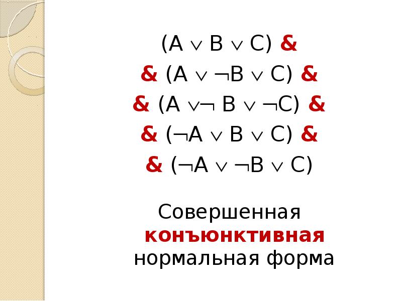 Скнф. КНФ В СКНФ. Совершенная конъюнктивная форма. Конъюнктивная нормальная форма.