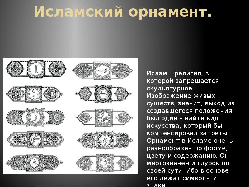 Исламский орнамент.