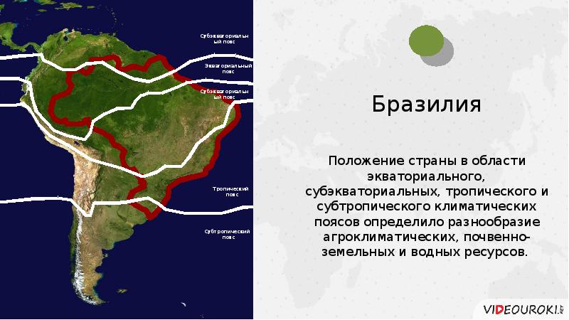 Климатическая карта бразилии