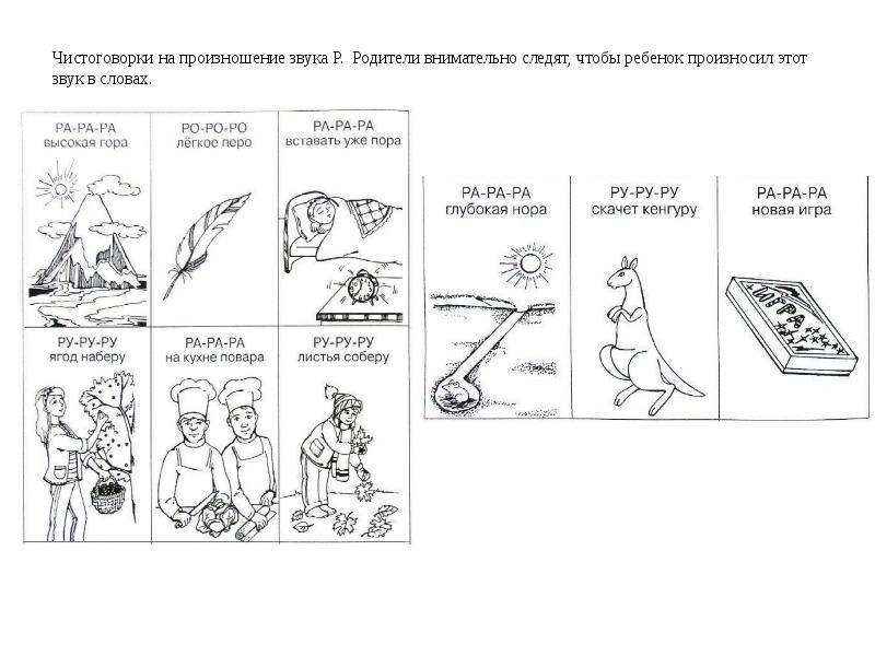 Чистоговорки звук ш с картинками