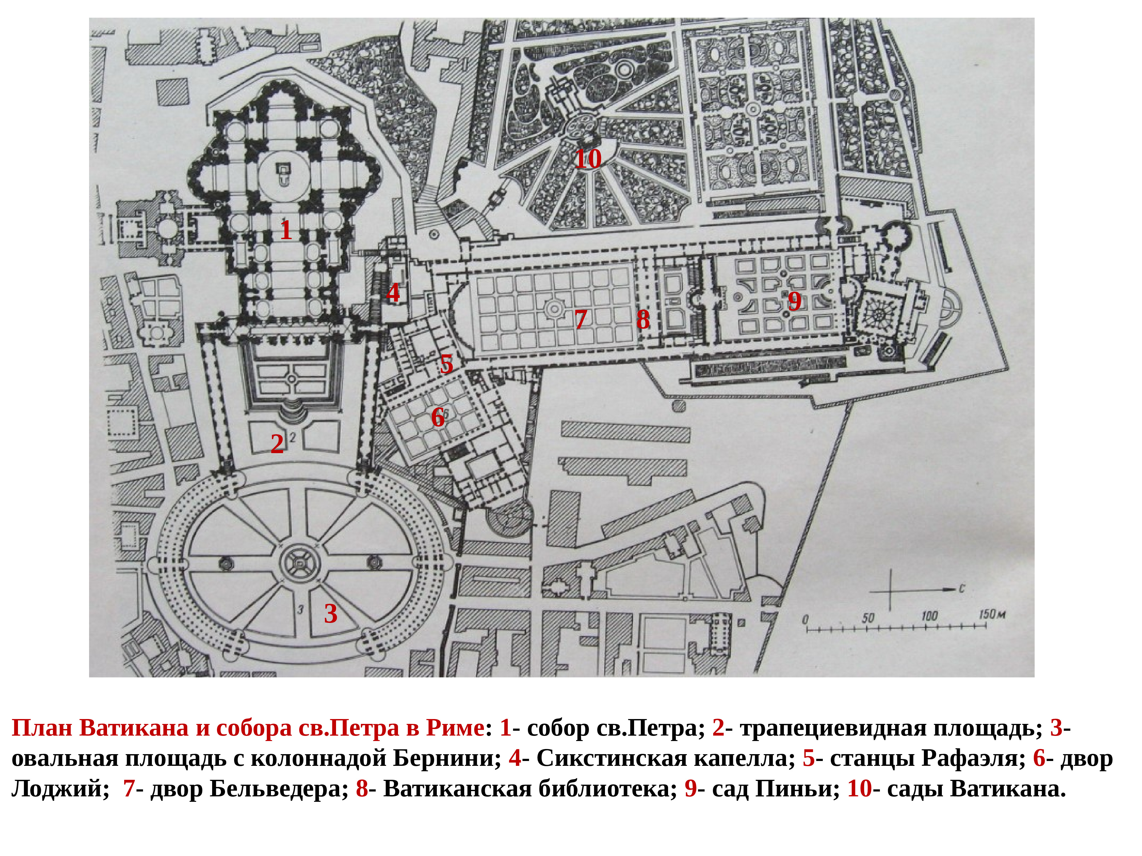 Собор святого петра план