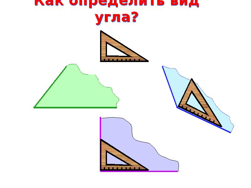 Углы виды углов 1 класс. Виды углов 4 класс.