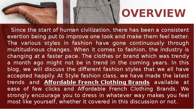 OVERVIEW    Since the start of human civilization, there