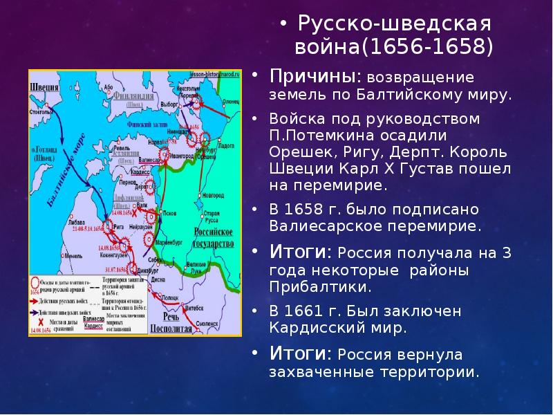 Русско шведская война 1656 1658 фото