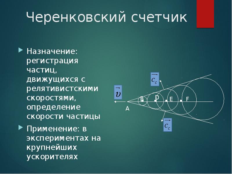 Черенковский счетчик схема