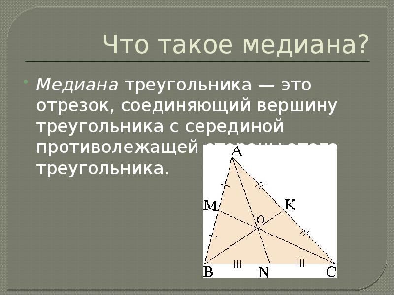 Медиана совпадает с. Медиана. Медиана это в геометрии. Медиана треугольника. Середина Медианы.