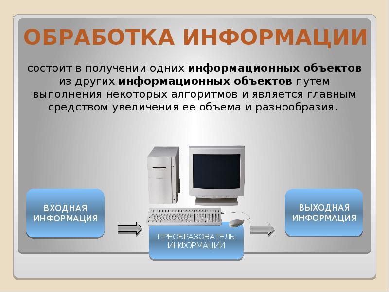 Презентация по информатике 7 класс информационные процессы