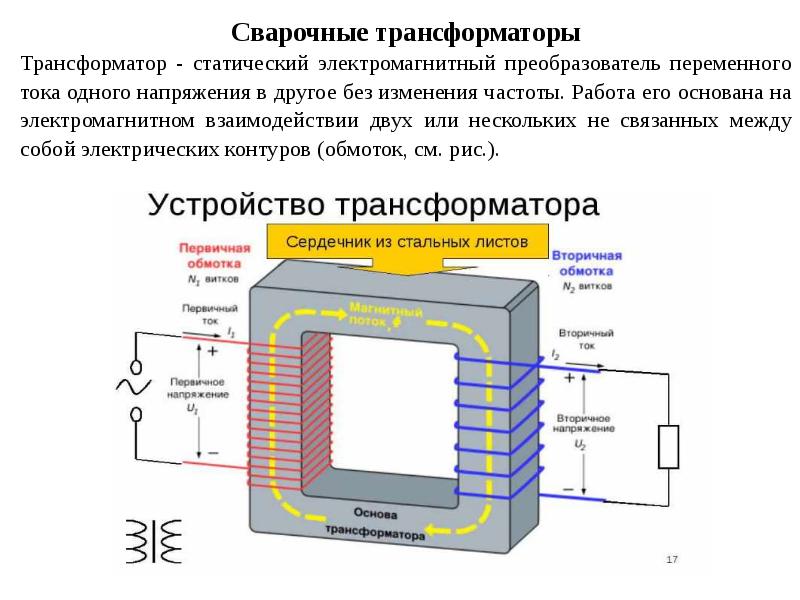 Презентация на тему сварочные трансформаторы