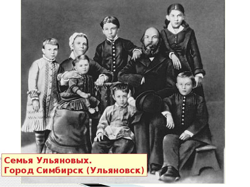 Семья Ленина Фото