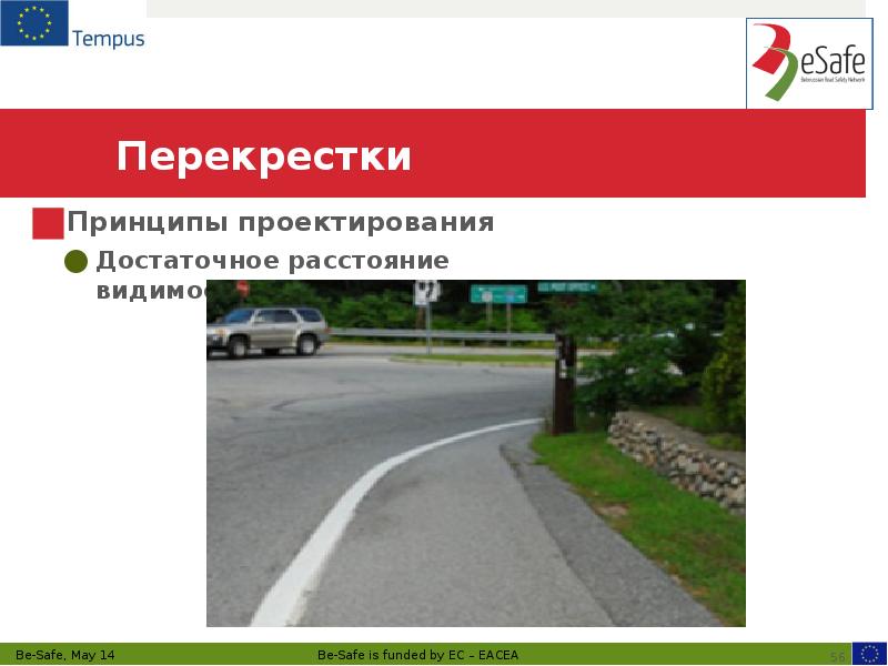 Перекрестки  Принципы проектирования  Достаточное расстояние видимости