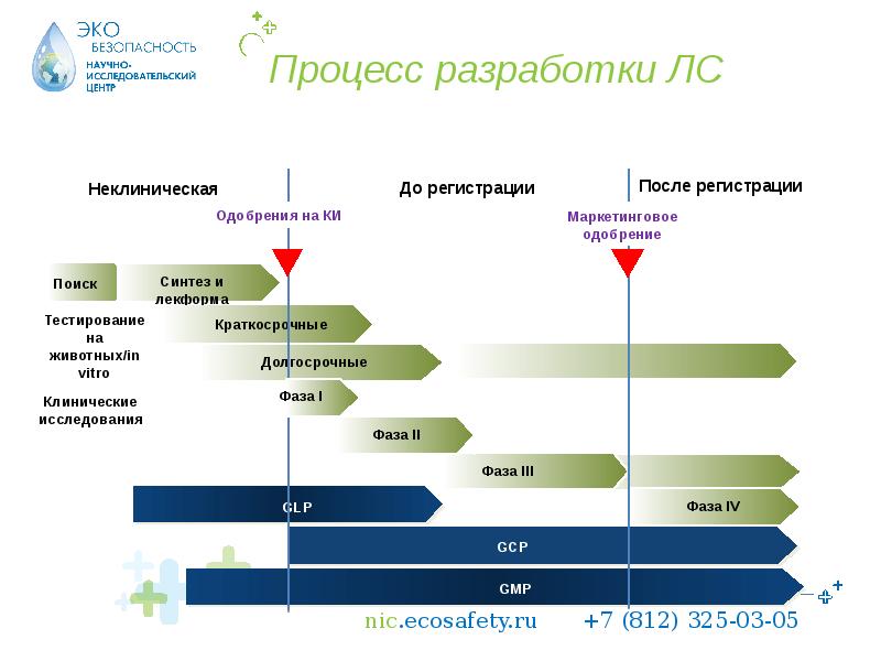 Процесс х. Процесс одобрения клинического исследования в Беларуси. Неклиническая фаза. Процесс составления Элви. Области неклинических лабораторных исследований.