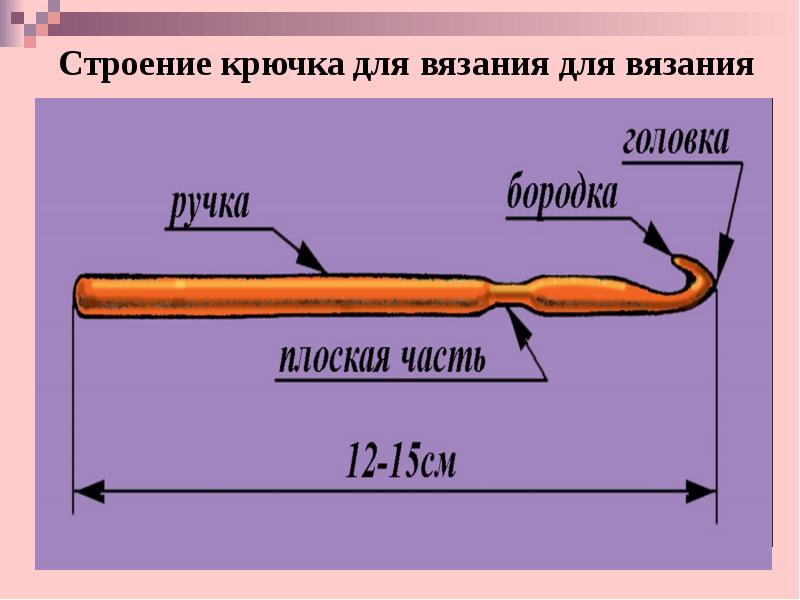 Как нарисовать крючок для вязания