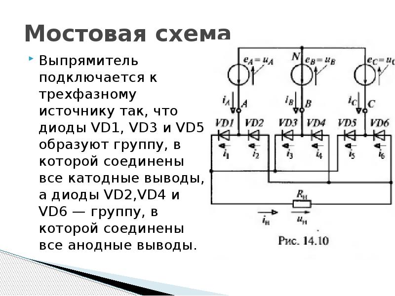 Физика мостовая схема