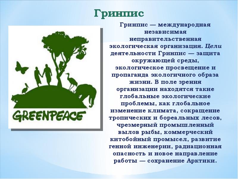 Международные организации по охране природы презентация