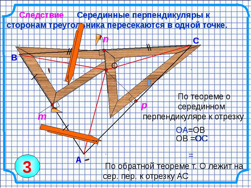 Презентация по теме четыре замечательные точки треугольника 8 класс атанасян