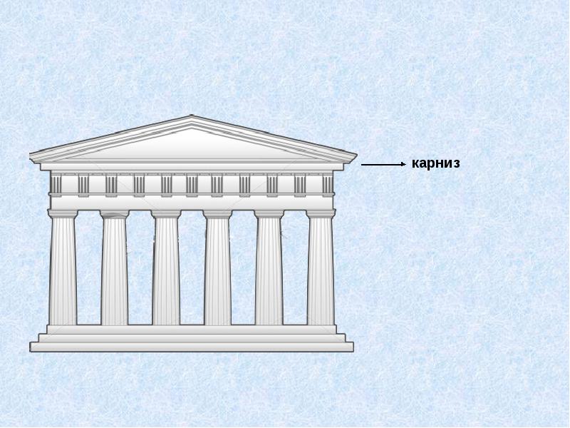 Древнегреческий храм рисунок 5 класс