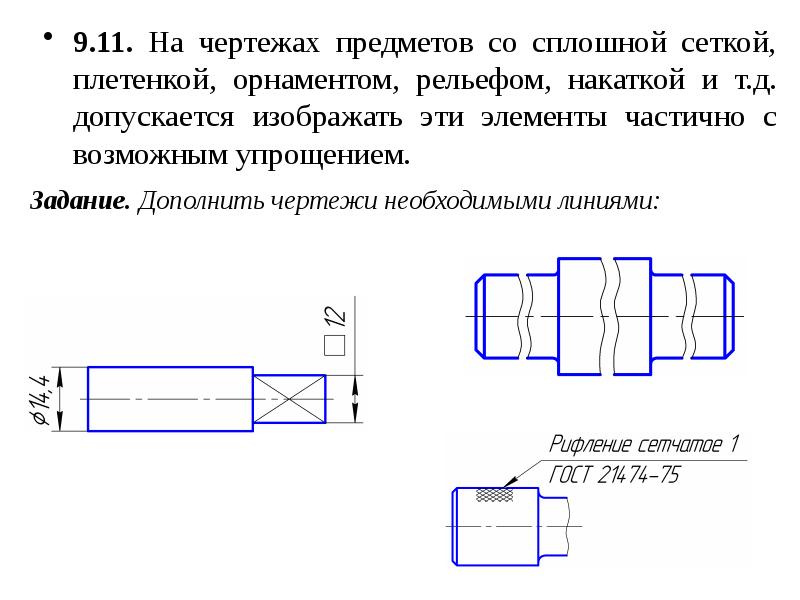 Рисунок сокращение гост