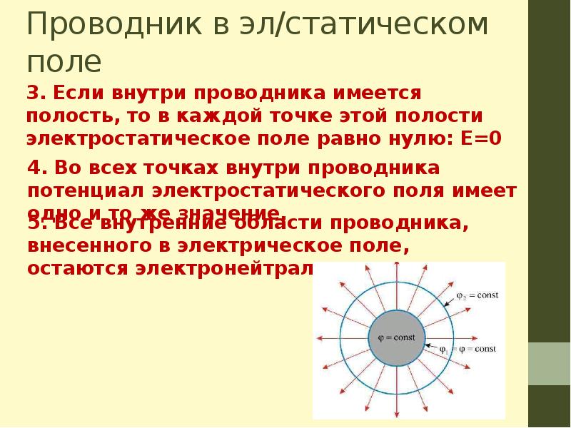 Электростатическое поле презентация