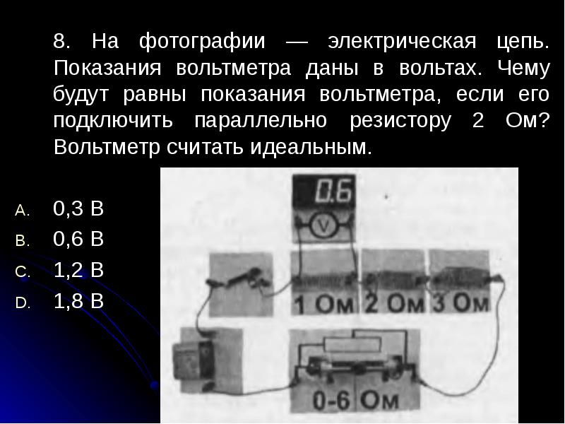 На рисунке приведена фотография электрической