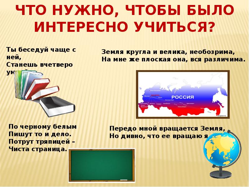 Когда учиться интересно презентация 1 класс окружающий мир презентация