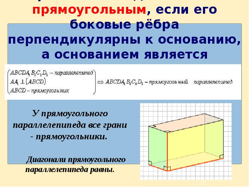 Презентация параллелепипед 9 класс