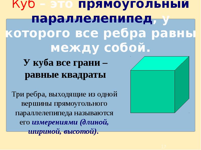 Свойства прямоугольного параллелепипеда презентация