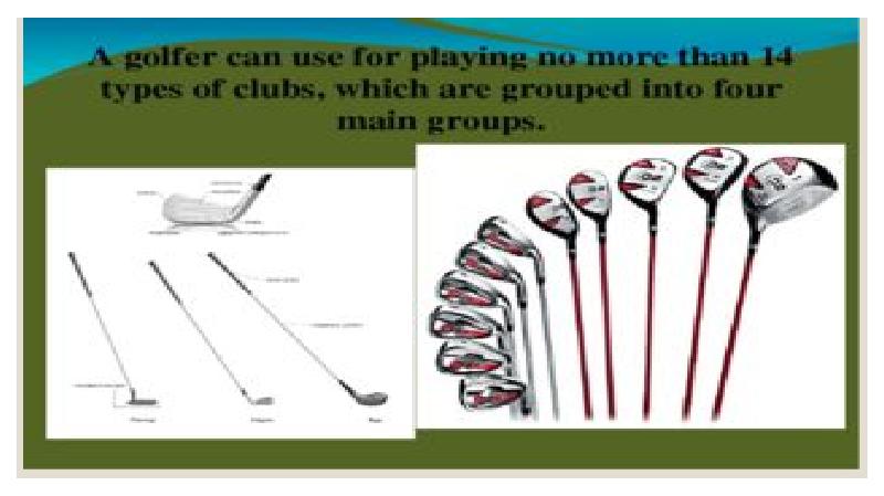 Гольф презентация по физкультуре