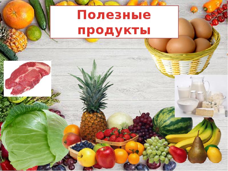 Презентация вредные и полезные продукты 1 класс