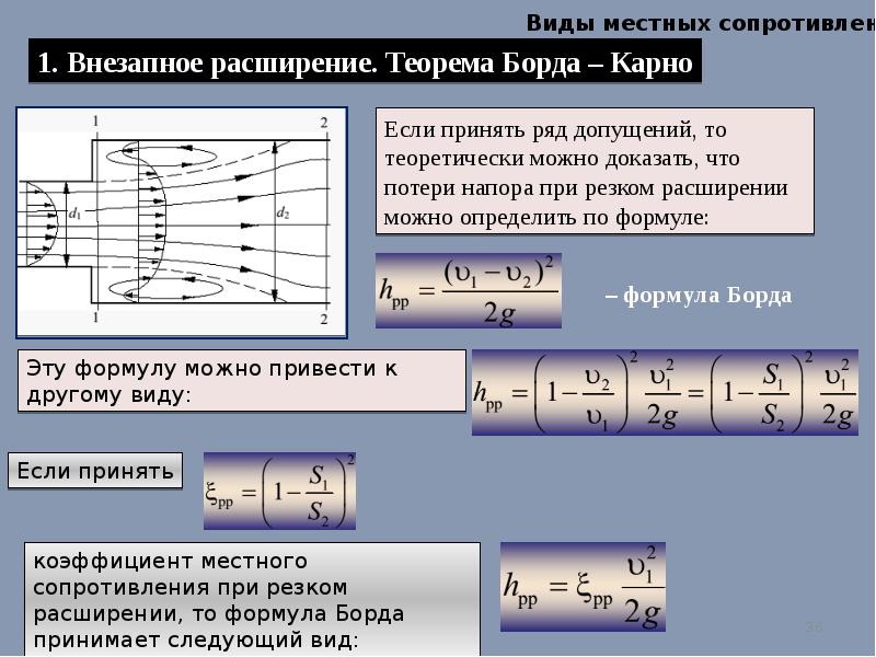 Сопротивление газов и жидкостей