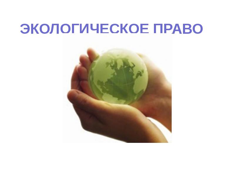 ЭКОЛОГИЧЕСКОЕ ПРАВО